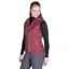 HKM Stella Quilted Gilet in Wine Red