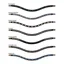 Stubben Magic Tack Long Curved Mixed Crystal Browbands single row Annica Hansen