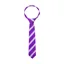 Supreme Products Show Tie - - Purple/Lilac Stripe