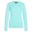 HV Polo SS23 Deanne cable knit jumper - Tiffany Blue