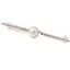 Equetech Pearl Stock Pin - White/Silver