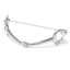 Equetech Snaffle Stock Pin - Silver